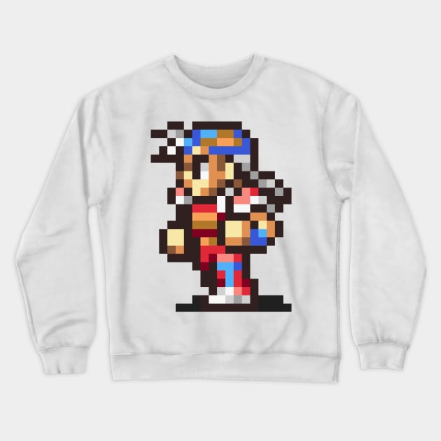 Firion Sprite Crewneck Sweatshirt by SpriteGuy95